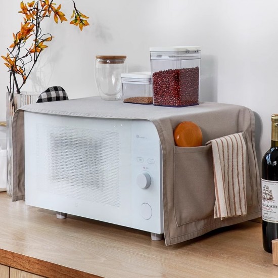 Japanese-style simple microwave dust cover, universal cover, heat dissipation cover, oven mat, waterproof, and oil-resistant cover. Japanese-style simple microwave dust cover, universal cover, heat dissipation cover, oven mat, waterproof, and oil-resistant cover.