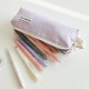 Simple Japanese-style student-style large-capacity double-layer macaron pencil case, multifunctional waterproof nylon portable stationery bag Simple Japanese-style student-style large-capacity double-layer macaron pencil case, multifunctional waterproof nylon portable stationery bag