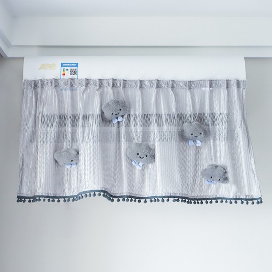 Herringbone yarn air conditioner windscreen, home use for postpartum care, baby bedroom, air conditioner air curtain, dust cover decoration Herringbone yarn air conditioner windscreen, home use for postpartum care, baby bedroom, air conditioner air curtain, dust cover decoration