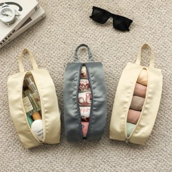 Simple Japanese-style multi-purpose label storage basket, thickened cotton and linen waterproof drawstring storage basket, quilt storage basket.