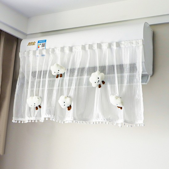 Herringbone yarn air conditioner windscreen, home use for postpartum care, baby bedroom, air conditioner air curtain, dust cover decoration Herringbone yarn air conditioner windscreen, home use for postpartum care, baby bedroom, air conditioner air curtain, dust cover decoration