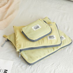 Carefully selected water-repellent nylon toiletries and makeup storage bag, travel bag, and portable travel clothing storage bag.