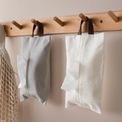 Thickened cotton and linen fabric storage basket, clothes, toys, and snack storage box, large-capacity foldable storage basket for home organization