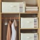 Japanese-Style Fabric Storage Box, Foldable Clothes and Quilt Storage Box with Window, Large-Capacity Drawstring Storage Basket Japanese-Style Fabric Storage Box, Foldable Clothes and Quilt Storage Box with Window, Large-Capacity Drawstring Storage Basket