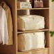 Tianshan cotton and linen compartmentalized storage box, household underwear drawer-style storage box, foldable clothes and pants storage box Storage Basket Tianshan cotton and linen compartmentalized storage box, household underwear drawer-style storage box, foldable clothes and pants storage box Storage Basket