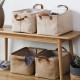 Tianshan cotton and linen wardrobe drawer storage box with compartmentalized clothing and pants storage Small storage baskets for household storage boxes Tianshan cotton and linen wardrobe drawer storage box with compartmentalized clothing and pants storage Small storage baskets for household storage boxes