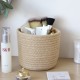 Cross-border Nordic cotton woven basket, desktop cosmetic storage bin, entryway miscellaneous key wall-mounted storage basket