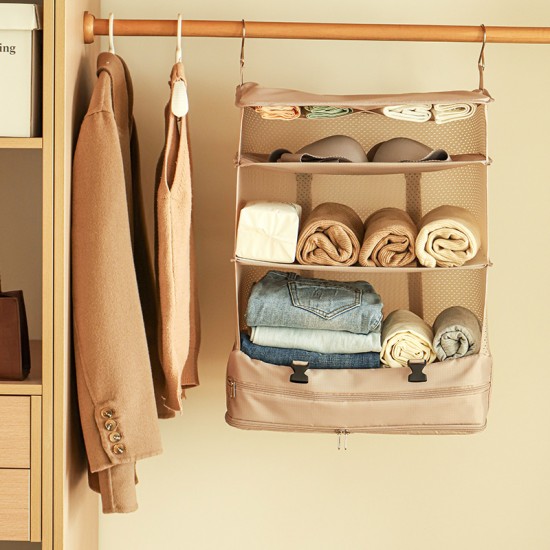 Thick, breathable Oxford hanging clothing storage bag, portable travel storage bag with large capacity. Thick, breathable Oxford hanging clothing storage bag, portable travel storage bag with large capacity.