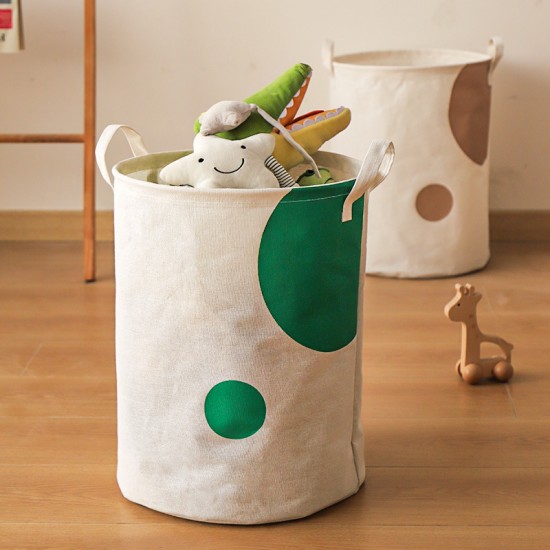Tianshan cotton and linen fabric household large-capacity waterproof laundry basket, bedroom and living room sundry toy storage bin, laundry basket Tianshan cotton and linen fabric household large-capacity waterproof laundry basket, bedroom and living room sundry toy storage bin, laundry basket