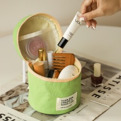 Cross-border cotton and linen hanging wall storage bags for behind-the-door storage, bedside cell phone storage bags, and dormitory hanging bags