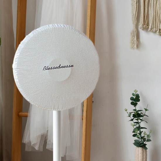 Premium Washed Cotton Stretch Fan Dust Covers, Round Fabric Floor-Mounted, Available in Various Sizes Premium Washed Cotton Stretch Fan Dust Covers, Round Fabric Floor-Mounted, Available in Various Sizes