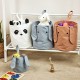 Simple children's toy storage bin, pure cotton canvas, large-capacity fabric sundries storage basket, baby toy storage bag Simple children's toy storage bin, pure cotton canvas, large-capacity fabric sundries storage basket, baby toy storage bag