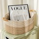 Nordic-style simple cotton rope storage basket, children's toy storage basket, household woven storage bin, sundry storage bin Nordic-style simple cotton rope storage basket, children's toy storage basket, household woven storage bin, sundry storage bin