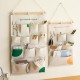 Multifunctional cotton and linen dormitory bedside storage bag, bedroom, and living room door storage bag. Multifunctional cotton and linen dormitory bedside storage bag, bedroom, and living room door storage bag.