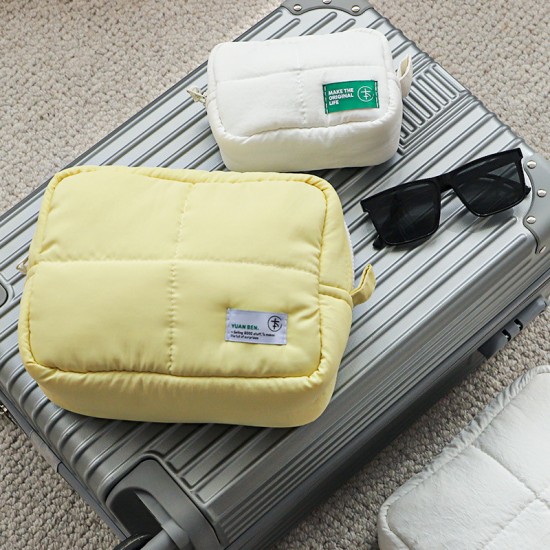Essential travel nylon waterproof cosmetic handbag, sundry travel storage bag, toiletries luggage storage bag