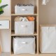 Japanese MUJI fabric storage basket, cotton and linen household toy, snack, and clothing storage box, drawer-style storage bin. Japanese MUJI fabric storage basket, cotton and linen household toy, snack, and clothing storage box, drawer-style storage bin.