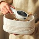 Creative handmade cotton tissue box for toilet paper, multifunctional living room coffee table napkin storage box