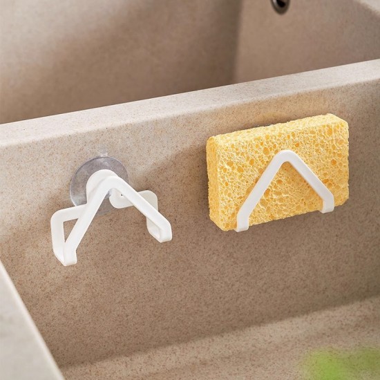 Sink drain rack, sink dishwashing sponge storage rack, suction cup scouring pad storage rack, bathroom storage Kitchen rack Sink drain rack, sink dishwashing sponge storage rack, suction cup scouring pad storage rack, bathroom storage Kitchen rack