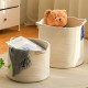 Factory-direct thickened cotton string storage basket, multifunctional snack, toy, and sundry storage basket, large-capacity laundry basket Factory-direct thickened cotton string storage basket, multifunctional snack, toy, and sundry storage basket, large-capacity laundry basket