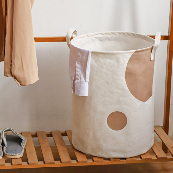 Tianshan cotton and linen fabric household large-capacity waterproof laundry basket, bedroom and living room sundry toy storage bin, laundry basket Tianshan cotton and linen fabric household large-capacity waterproof laundry basket, bedroom and living room sundry toy storage bin, laundry basket