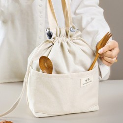 Japanese-style insulated lunch box, thickened, portable lunch bag for students and office workers, wholesale