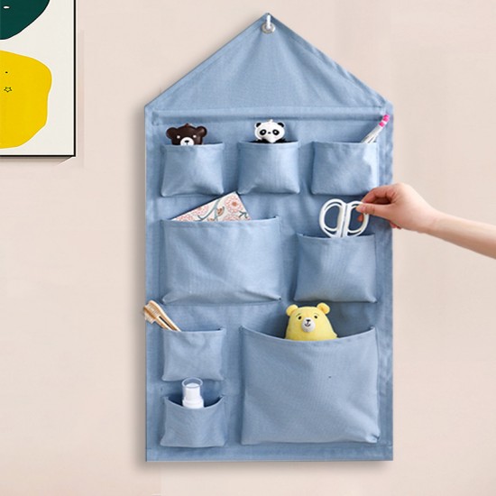 Simple Thickened Cotton Canvas Children's Cute Hanging Bags, Large-Capacity Fabric Storage Bags for Doors and Walls Simple Thickened Cotton Canvas Children's Cute Hanging Bags, Large-Capacity Fabric Storage Bags for Doors and Walls