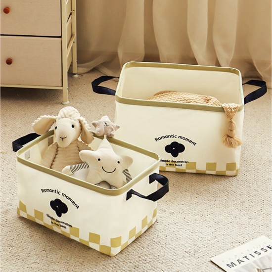 Waterproof fabric household multifunctional storage basket, sundries storage box, large-capacity desktop storage box, clothing moisture-proof basket Waterproof fabric household multifunctional storage basket, sundries storage box, large-capacity desktop storage box, clothing moisture-proof basket