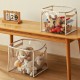 Transparent children's toy storage basket, building block and plush toy storage box, large-capacity, multifunctional household storage bin Transparent children's toy storage basket, building block and plush toy storage box, large-capacity, multifunctional household storage bin